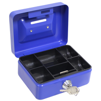 Coffret a Monnaie métallique coffre-fort portable 125 mm MADER®