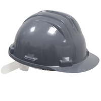 Casque de protection plastique gris