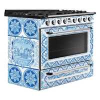 Cuisinière Collection Majolica 90cm, Electrique + Gaz