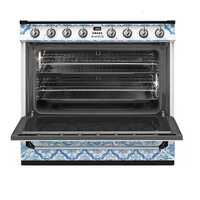 Cuisinière Collection Majolica 90cm, Electrique + Gaz