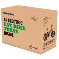 Vélo électrique YOU-RIDE Texas roue urbaine 20” bâti. amovible noir