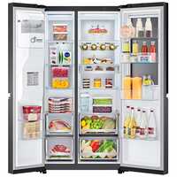 Réfrigérateur Américain LG GSXV91MCAE 635 litres Et Noir Mat