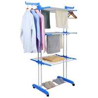 Porte-vêtements de déménagement - Bleu - Herzberg HG-8034BLU