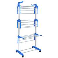 Porte-vêtements de déménagement - Bleu - Herzberg HG-8034BLU