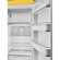 Réfrigérateur 1 porte SMEG FAB28LYW5 couleur jaune A+++